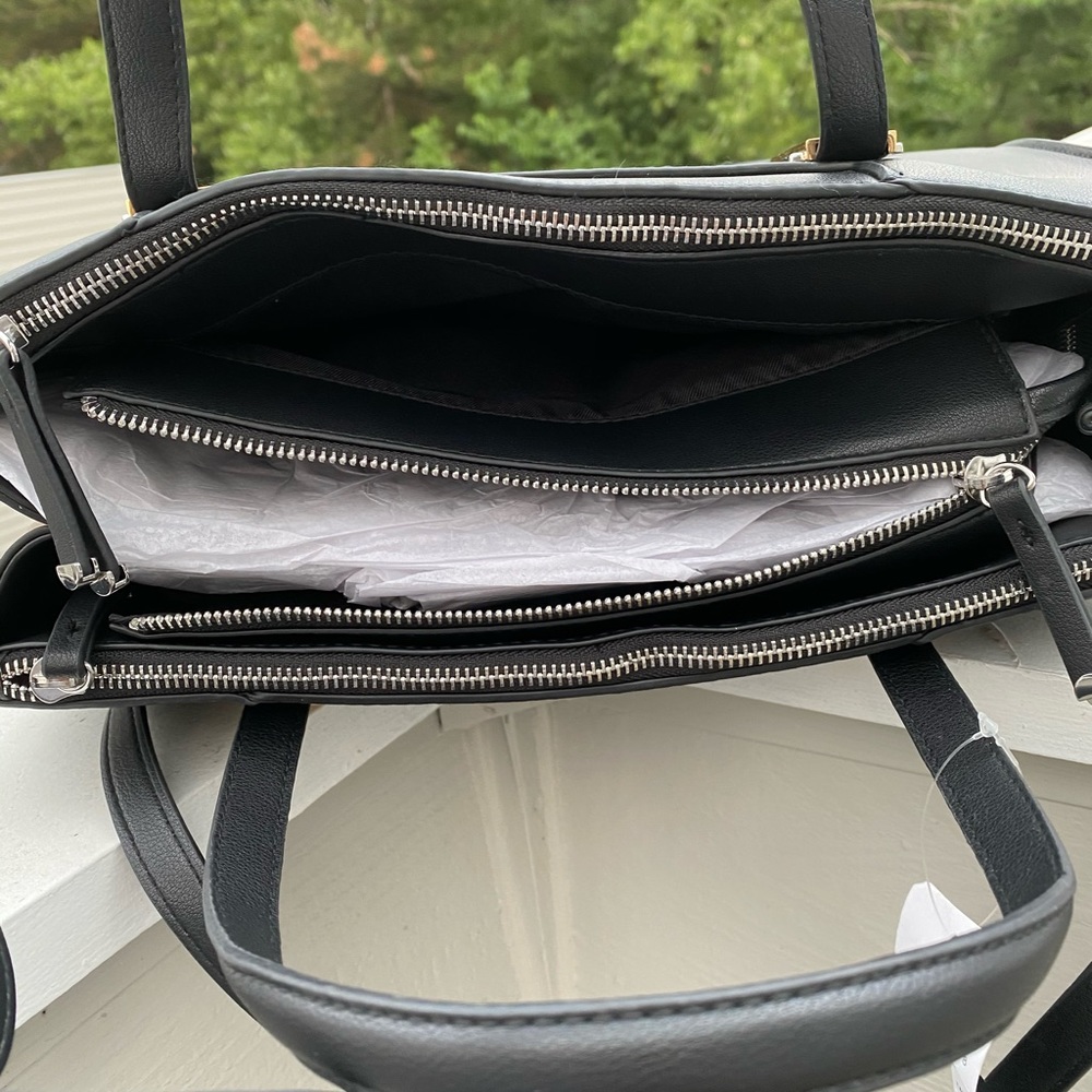 NWT Alfani Multi Zip Satchel - Picture 12 of 14